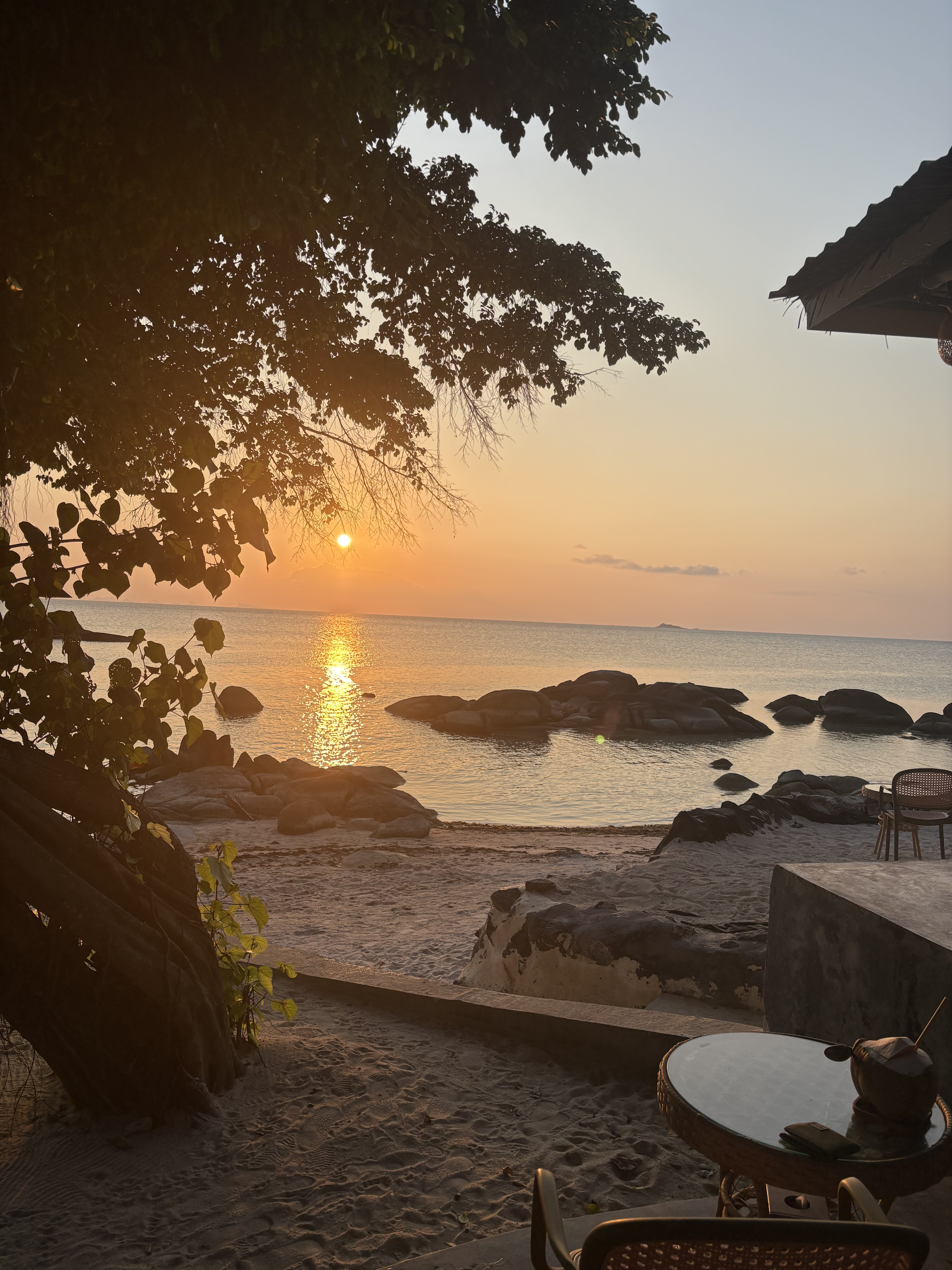 Koh Phangan sunset beach, Thailand